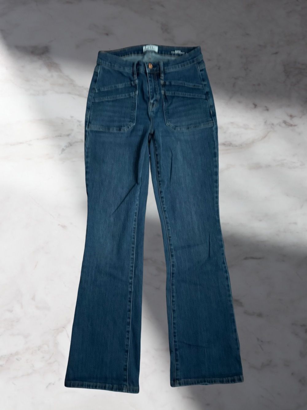 Nicole Miller Jeans Womens Blue Soho High Rise Bootcut Stretch Denim Size 4